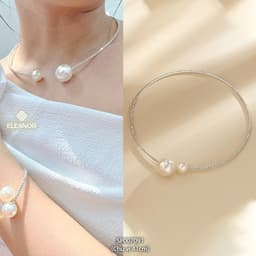 Thumbnail Dây chuyền nữ Eleanor Accessories đa dạng kiểu dáng phụ kiện trang sức vòng cổ thời trang 3893 3