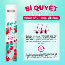 Thumbnail Dầu Gội Khô Hương Anh Đào - Batiste Dry Shampoo Fruity & Cheeky Cherry 200ml 4