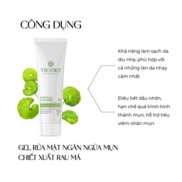 Thumbnail Bigsize - Gel rửa mặt ngăn ngừa mụn Truesky Centella Cleanser chiết xuất rau má 100g 4
