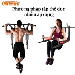 Thumbnail OneTwoFit Xà Đơn Xà Kép Treo Tường Đa Năng Wall Pull Up Bar 2 trong1 Chũi 300kg Tập Thể Dục Tại Nhà 3
