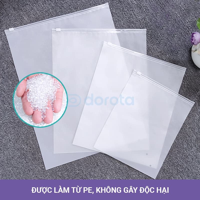 Ảnh Túi zip đựng quần áo du lịch đựng mỹ phẩm tất vớ, túi bảo quản đồ cất vali túi xách TZ 1
