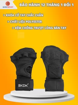 Thumbnail Găng Tay Tập Gym Chính Hãng Bao Tay Tập Gym Thiết Kế Êm Ái Thoáng Khí Đệm Silicone Chống Trượt Cleacco SKDK Boro Sport 1