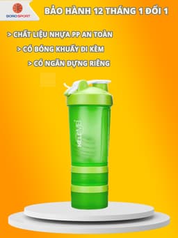 Thumbnail Bình Nước Thể Thao Bảo Hành 12 Tháng Chai Nước Tập Gym Thân Tháo Rời Chất Liệu Nhựa An Toàn Cleacco BORO SPORT 1