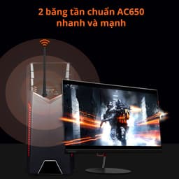Thumbnail Bộ Chuyển Đổi USB WiFi Tenda U10 chuẩn AC tốc độ 650Mbps - Hàng Chính Hãng 4