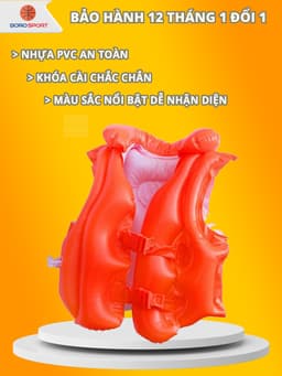 Thumbnail Áo Phao Cho Bé Bảo Hành 12 Tháng Áo Phao Cho Trẻ Tập Bơi Tiện Dụng Dành Cho Bé 3-6 tuổi(<30 kg) Cleacco APCB Boro Sport 1