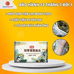 Thumbnail Áo Mưa Giá Ưa Đãi Áo Mưa Du Lịch Bỏ Túi Nhỏ Gọn Chất Liệu PE Dai Có Thể Tái Sử Dụng Nhiều Lần Cleacco AMTL Boro Sport 1