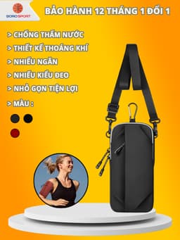 Thumbnail Túi Thể Thao Bảo Hành 12 Tháng Túi Chạy Bộ Đa Năng Chống Thấm Sức Chứa Lớn Và Thoáng Khí Cleacco TTT Boro Sport 1