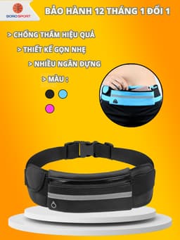 Thumbnail Đai Chạy Bộ Giá Ưu Đãi Túi Chạy Bộ Thắt Lưng Thiết Kế Chống Nước Dải Phản Quang Chạy Ban Đêm Cleacco DCB Boro Sport 1