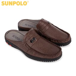 Thumbnail Giày sục nam Da bò cao cấp SUNPOLO công sở đi chơi SPO274 4