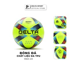 Thumbnail Bóng Đá DELTA FUTSAL 4M Size 4 May Máy Da TPU Mềm Chơi Sân 5 Sân Cỏ Nhân Tạo, Trong Nhà DELTAFU01 3