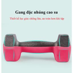 Thumbnail Tạ Tay Nữ Bảo Hành 12 Tháng Tạ Tay Tập Gym Chất Liệu Gang Nguyên Khối Bọc Cao Su Êm Ái Cleacco TTN Boro Sport ( 1 Cái ) 4