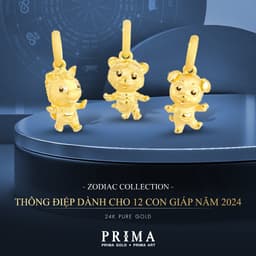 Thumbnail PRIMA Mặt Dây Chuyền  24K - BST Zodiac - Tuổi Tỵ May Mắn - 111P1929 1