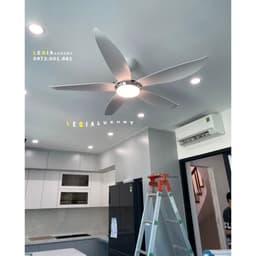 Thumbnail Quạt Trần Đẹp | Quạt Trần Đèn Gió Mạnh LGFAN669 | Quạt Trần Chung Cư Cổ Ngắn 25cm 2