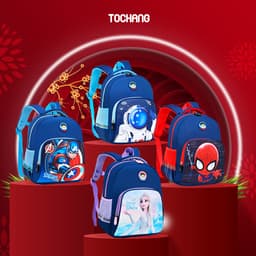 Thumbnail Balo cho bé trai bé gái đi học lớp 1-6 tiểu học,lớp lá 1989KIDS SHOP siêu nhẹ 450gr hình in sắc nét đáng yêu 1