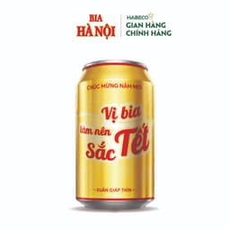 Thumbnail HỎA TỐC HÀ NỘI - Lốc 6 lon Bia Hà Nội - HABECO (330ml/ lon) 3