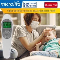 Thumbnail Nhiệt Kế Điện Tử Hồng Ngoại Microlife NC200 | Phát Hiện Sốt Nhanh , Độ Chính Xác Cao 3 Trong 1 2