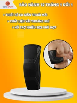Thumbnail Bắng Quấn Bảo Vệ Khủy Tay Chính Hãng Bảo Vệ Khủy Tay Tập Gym Thoáng Khí Đàn Hồi Cao Cleacco HS083  Boro Sport 1