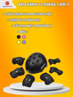 Thumbnail Bảo Hộ Tay Chân Cho Bé Bảo Hành 12 Tháng Bộ Bảo Hộ Cho Trẻ Từ 3 Đến 8 Tuổi Gồm 4 Món Cleacco BHTCCB4M Boro Sport 1