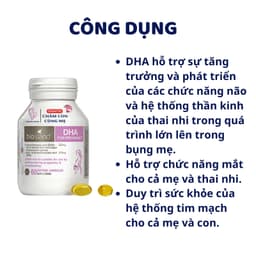 Thumbnail DHA Bầu Bioisland 60 viên phát triển trí não thai nhi, bé thông minh khỏe mạnh, hỗ trợ sáng mắt 2