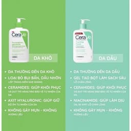 Thumbnail Sữa Rửa Mặt Cerave giúp làm sạch sâu dành cho da dầu, da khô nhạy cảm Foam Cleanser 88/236/473ML 3