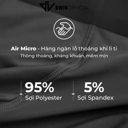 Thumbnail Combo 3 quần lót nam DWIN sịp đùi kháng khuẩn cao cấp boxer vải thun lạnh co dãn 4 chiều 3
