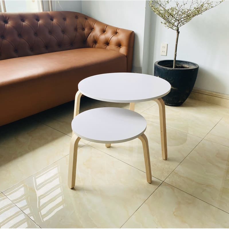 Ảnh Bàn Sofa, Bàn trà đẹp, Bàn Ngồi Bệt kiểu Scandinavian - Plyconcept ToMa Table - Mặt bàn MDF 15 mm 2