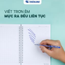Thumbnail Combo 5/10/20 Bút bi Thiên Long TL-089 ngòi 0.5mm mực xanh/đỏ/đen dạng bấm cò nơi cầm tay có tiết diện tam giác 1