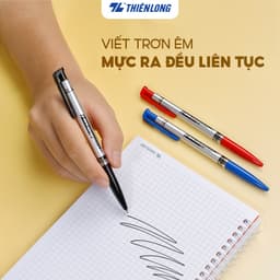 Thumbnail Combo 5/10/20 Bút bi Thiên Long FO-024 ngòi 0.7mm mực xanh/đỏ/đen hệ dầu, đạt tiêu chuẩn an toàn Châu Âu 3