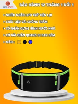 Thumbnail Túi Đeo Chạy Bộ Bảo Hành 12 Tháng Đai Chạy Bộ Thể Thao Có Độ Chống Nước Cao Ngăn Đựng Chai Nước Cleacco DCBPQ Boro Sport 1