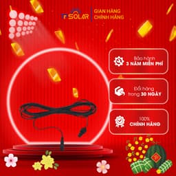 Thumbnail Dây Nối 2 Đầu Dài 5m TP SOLAR Sử Dụng Cho Đèn Năng Lượng Mặt Trời Tấm Pin Rời 4