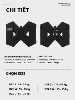 Thumbnail Đai Chống Gù Lưng Thể Thao Bảo Hành 12 Tháng Hỗ Trợ Tập Ngực Chống Gù Chữ X Giữ Form Khi Tập Cleacco DCGL Boro Sport 2