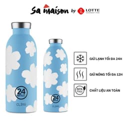 Thumbnail Bình giữ nhiệt chân không 24Bottles Clima họa tiết Daydreaming chất liệu thép không gỉ 1