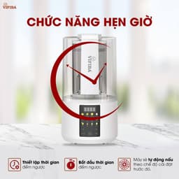 Thumbnail Máy Làm Sữa Hạt Chống Ồn 15in1 Chính Hãng Vifiba, Máy Xay Nấu Đa Năng, Nấu Cháo, Hầm, Súp, VE16 4