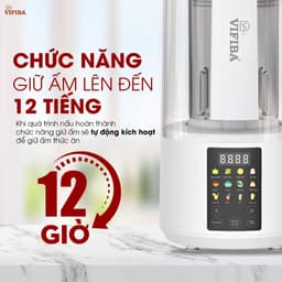 Thumbnail Máy Làm Sữa Hạt Chống Ồn 15in1 Chính Hãng Vifiba, Máy Xay Nấu Đa Năng, Nấu Cháo, Hầm, Súp, VE16 3