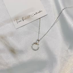 Thumbnail Dây chuyền bạc Circle, Dây chuyền Tiệm bạc 21Centimeters 4