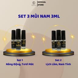 Thumbnail Nước Hoa Chính Hãng Prola Mini Nam Nữ Thơm Lâu nhẹ Nhàng Cuốn Hút 3ml - 21 Mùi Hương Ngẫu Nhiên 1