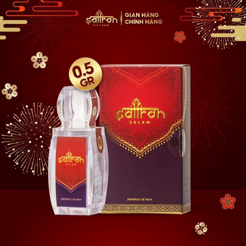 Ảnh Nhụy Hoa Nghệ Tây Saffron Salam 0.5Gram/hộp 1