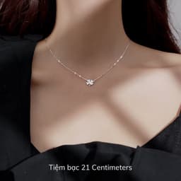Thumbnail Dây chuyền bạc Cỏ 4 lá đính đá, Dây chuyền Tiệm bạc 21Centimeters 3