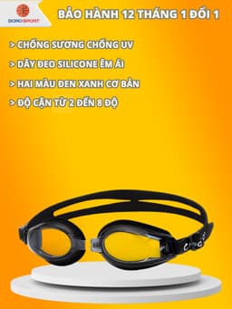 Thumbnail Kính Bơi Cận Từ 2 Đến 8 Độ Kính Bơi Người Cận  Dây Đeo Êm Ái Đệm Mũi Dẻo Dai Chống UV Cleacco SG8100 Boro Sport 1