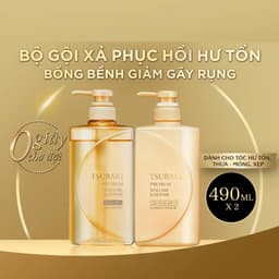 Thumbnail Dầu Gội  Premium Repair Tsubaki 330ML & 490ML Phục Hồi Ngăn Rụng Tóc 3