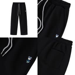 Thumbnail Quần ống suông Unisex NOAM Teeny Homie Form rộng - Màu đen/ trắng/ be/ xám/ xanh than/ be đậm 2