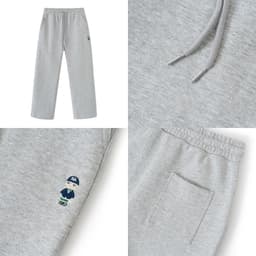 Thumbnail Quần ống suông Unisex NOAM Teeny Homie Form rộng - Màu đen/ trắng/ be/ xám/ xanh than/ be đậm 3
