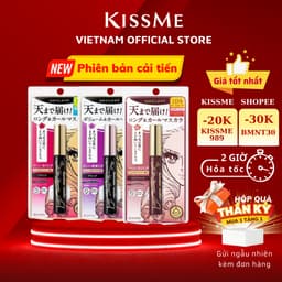Thumbnail Chuốt Mi Mascara Kissme Siêu Bền Giúp Nâng Cong Và Dày Rậm Mi Tối Đa Kissme Heroine Mascara WP 6G Mi dài hơn 5mm 1