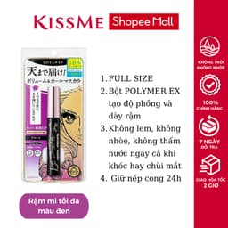 Thumbnail Chuốt Mi Mascara Kissme Siêu Bền Giúp Nâng Cong Và Dày Rậm Mi Tối Đa Kissme Heroine Mascara WP 6G Mi dài hơn 5mm 2