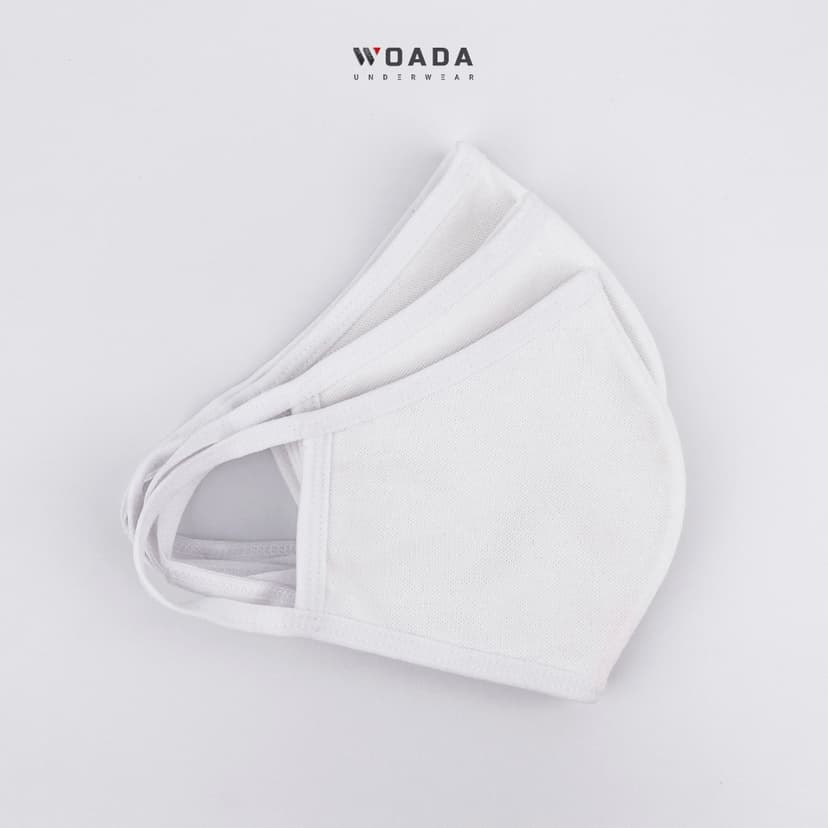 Ảnh Khẩu Trang Vải Chất Liệu Cotton Kháng Khuẩn Cao Cấp Thương Hiệu WOADA LKKT01 2
