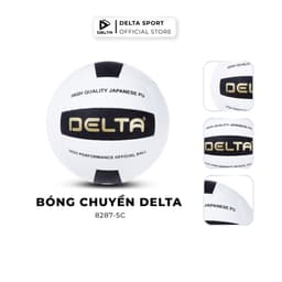 Thumbnail Bóng Chuyền DELTA Size 5 Khâu Tay Cao Cấp Da PU Microfiber Mềm Êm Chơi Cho Nhiều Loại Sân DELTABC02 2
