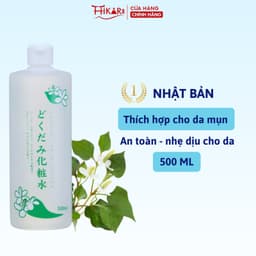 Thumbnail Nước hoa hồng diếp cá Toner tía tô Chinoshio Dokudami Natural Skin Lotion 500ml 1