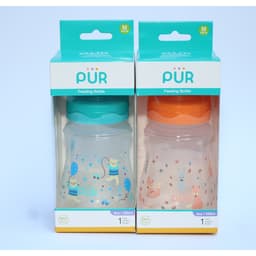 Thumbnail Bình sữa cổ rộng đáy bầu Pur 250ml (có sẵn núm M cho bé 3-6th) 3