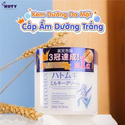 Thumbnail Kem Dưỡng Cấp Ẩm & Làm Sáng Da Reihaku Hatomugi Moisturizing & Conditioning Milky Cream 300g 4