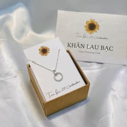 Thumbnail Dây chuyền bạc Circle, Dây chuyền Tiệm bạc 21Centimeters 2